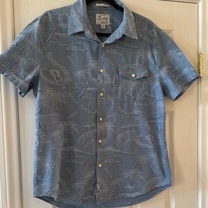 Lucky Brand Slim Fit Men’s Camp Hawaiian Shirt sz L